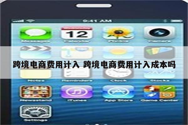 跨境电商费用计入 跨境电商费用计入成本吗