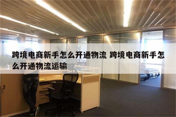 跨境电商新手怎么开通物流 跨境电商新手怎么开通物流运输