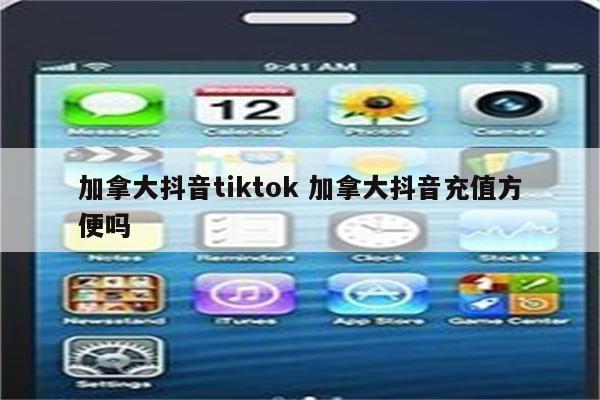 加拿大抖音tiktok 加拿大抖音充值方便吗
