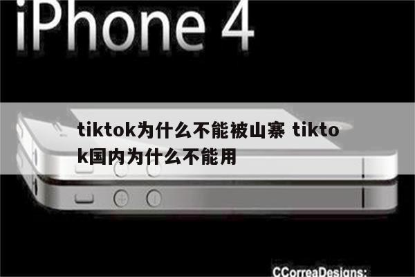 tiktok为什么不能被山寨 tiktok国内为什么不能用