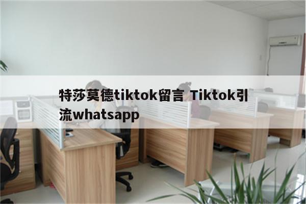 特莎莫德tiktok留言 Tiktok引流whatsapp