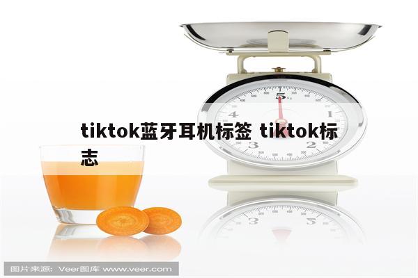 tiktok蓝牙耳机标签 tiktok标志