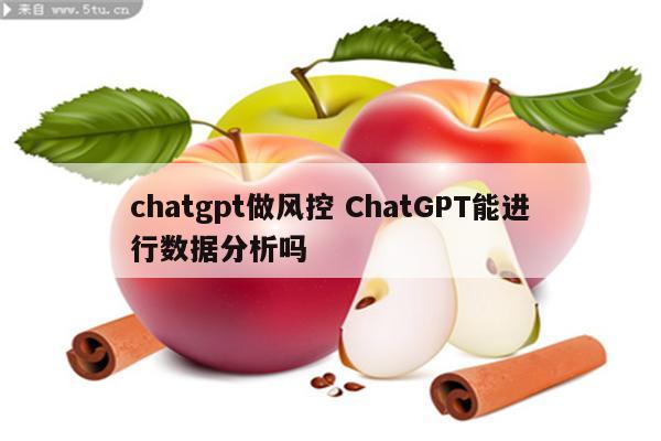 chatgpt做风控 ChatGPT能进行数据分析吗