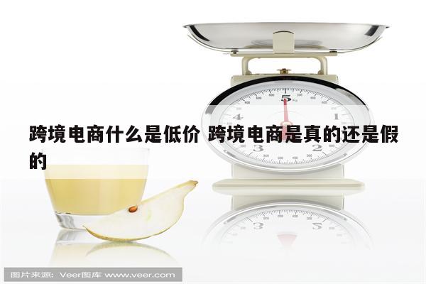 跨境电商什么是低价 跨境电商是真的还是假的