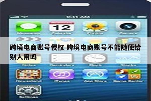 跨境电商账号侵权 跨境电商账号不能随便给别人用吗