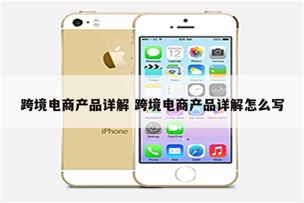 跨境电商产品详解 跨境电商产品详解怎么写