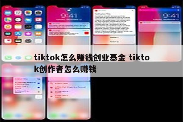 tiktok怎么赚钱创业基金 tiktok创作者怎么赚钱