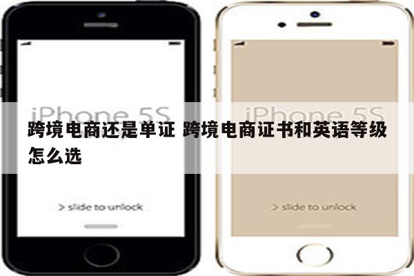 跨境电商还是单证 跨境电商证书和英语等级怎么选