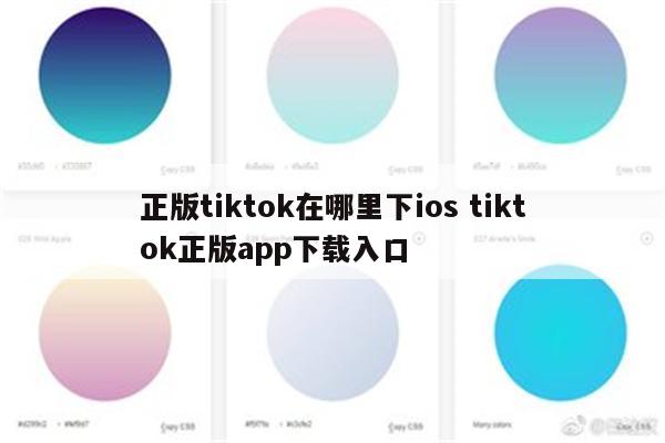 正版tiktok在哪里下ios tiktok正版app下载入口