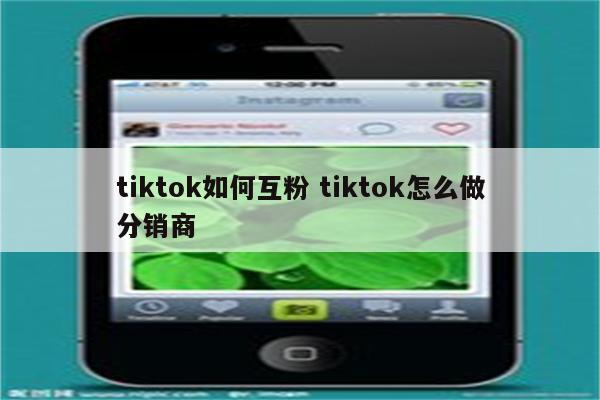 tiktok如何互粉 tiktok怎么做分销商